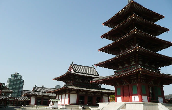 大阪・四天王寺の中心伽藍