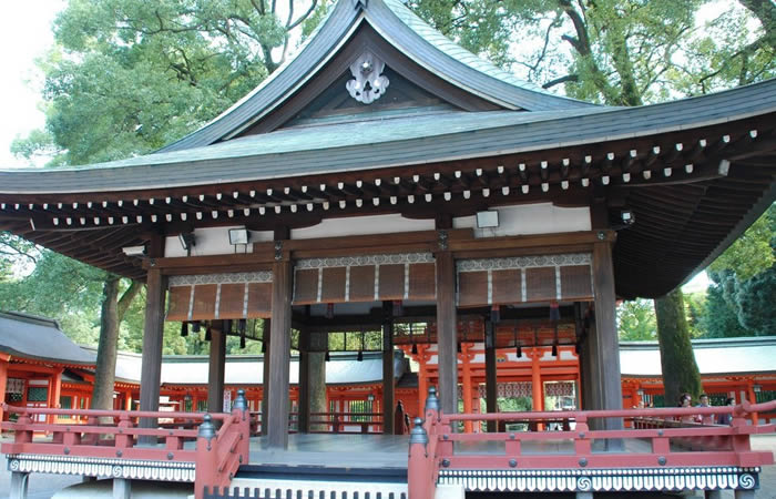 氷川神社の舞殿
