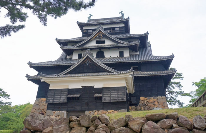 松江城の天守