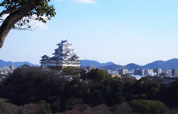 男山から見た姫路城