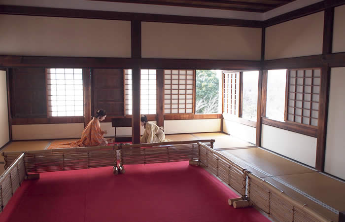 姫路城、化粧櫓の内部