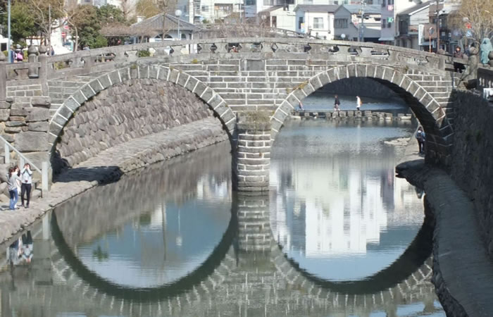 中島川に架かる眼鏡橋