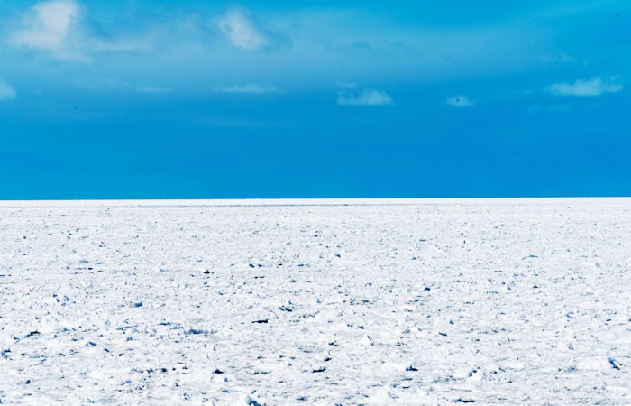 オホーツク海にやってきた流氷