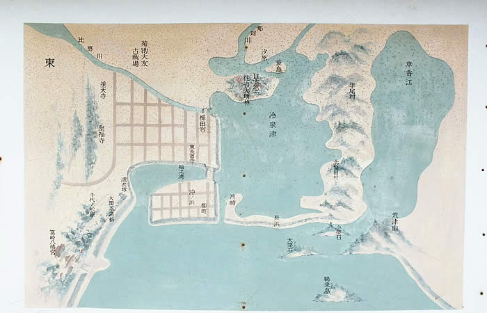 鎌倉期のものとされる博多古図