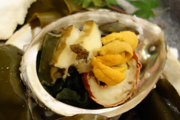 箱根花紋の料理例